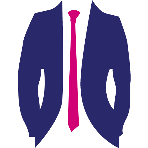 The Exhibition Guy Logo Icon Business Suit